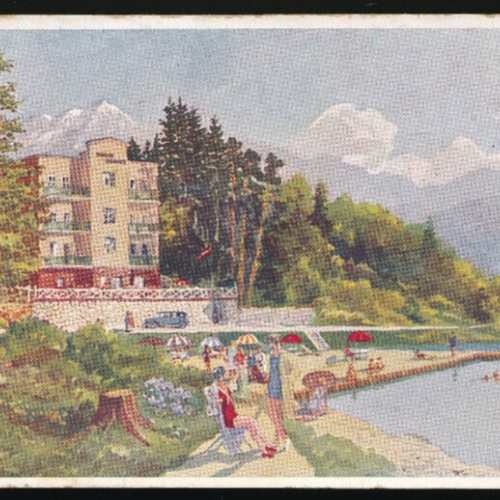 AK aus Velden am Wörthersee mit Strandpension Prüggler Kärnten (1904)
