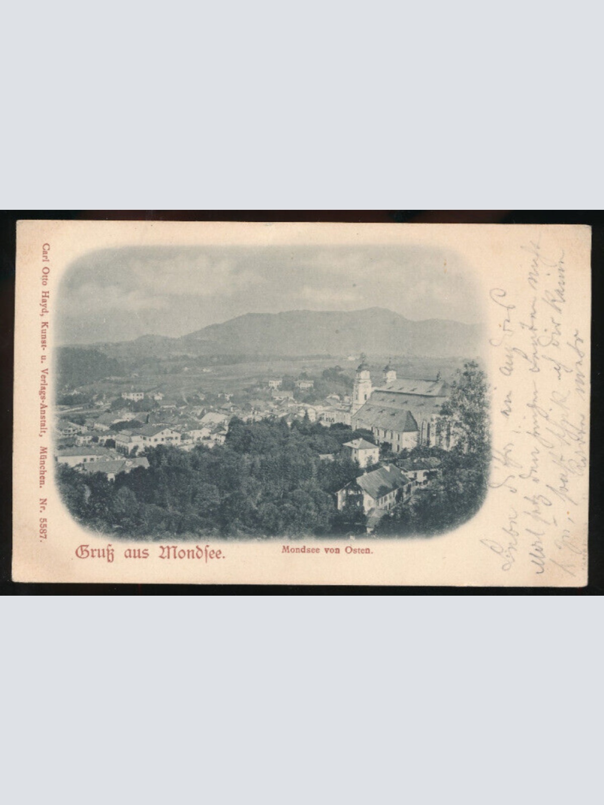 AK gruss aus Mondsee Oberösterreich (1990)