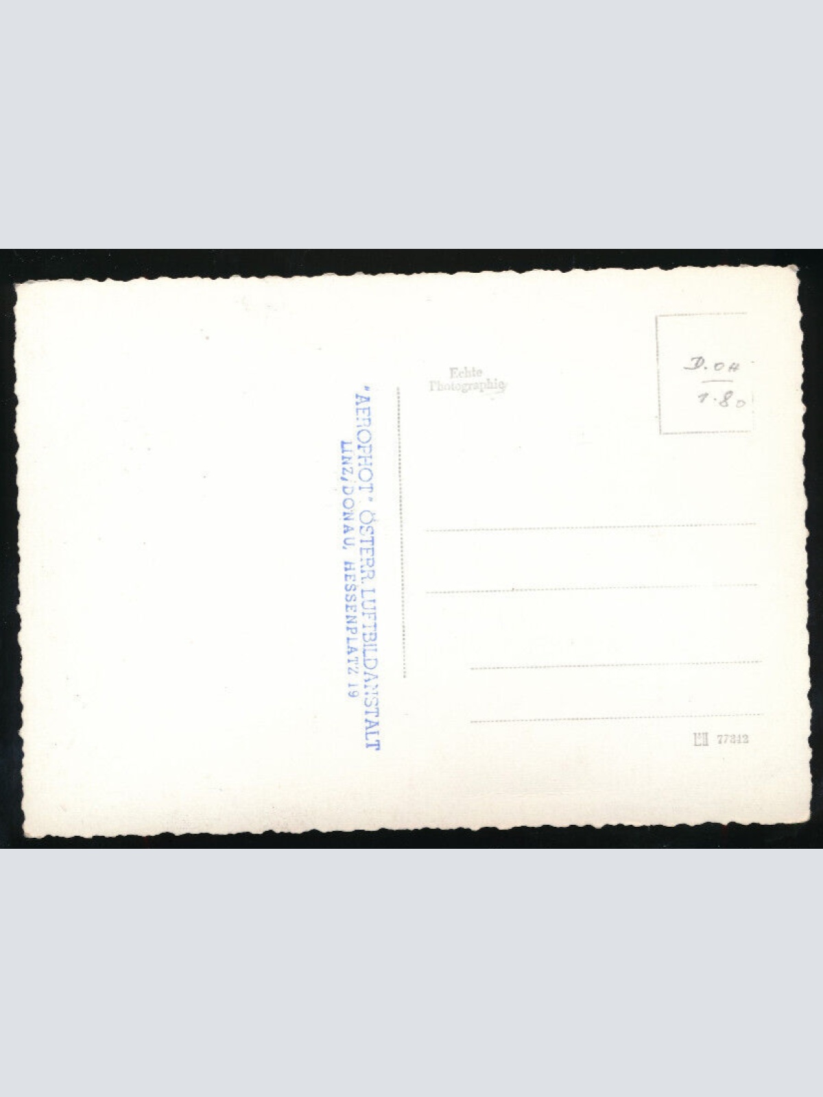 AK aus Linz an der Donau Luftbild Oberösterreich (1987)