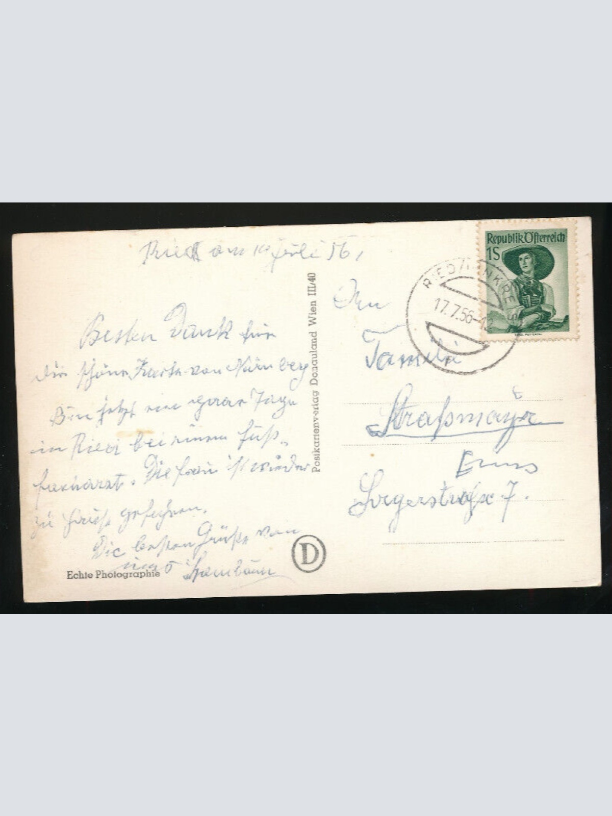 AK aus Ried im Innkreis Oberösterreich (1980)