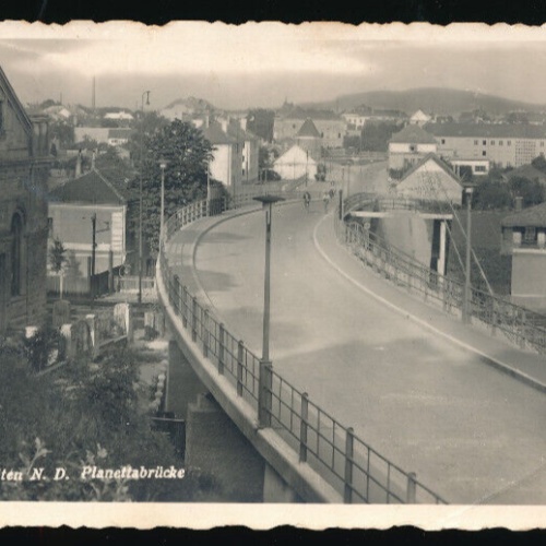 AK aus St.Pölten Planettabrücke Niedrösterreich (2314)