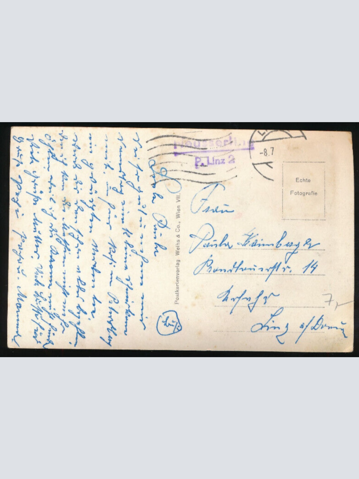 AK aus St.Peter am Wimberg Fliegeraufnahme Oberösterreich (1754)