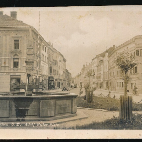 AK aus Grieskirchen mit A.H. Platz Oberösterreich (2421)