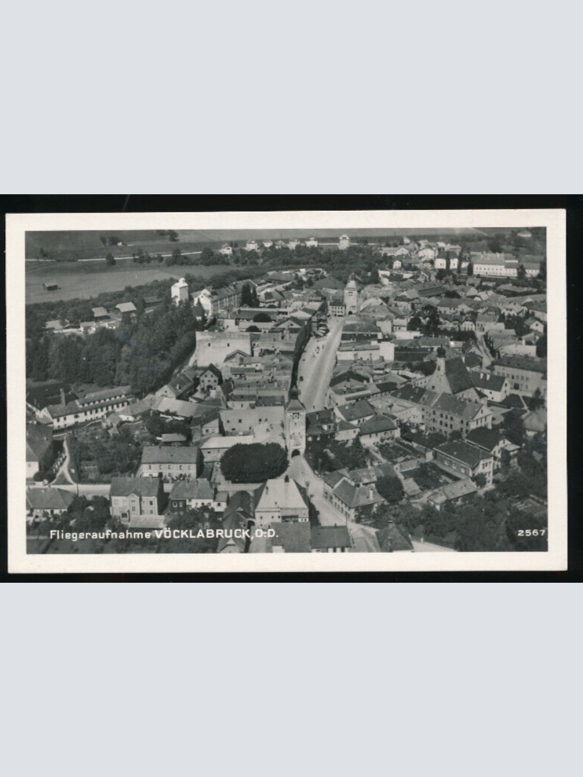 AK aus Vöcklabruck Fliegeraufnahme Oberösterreich (2371)