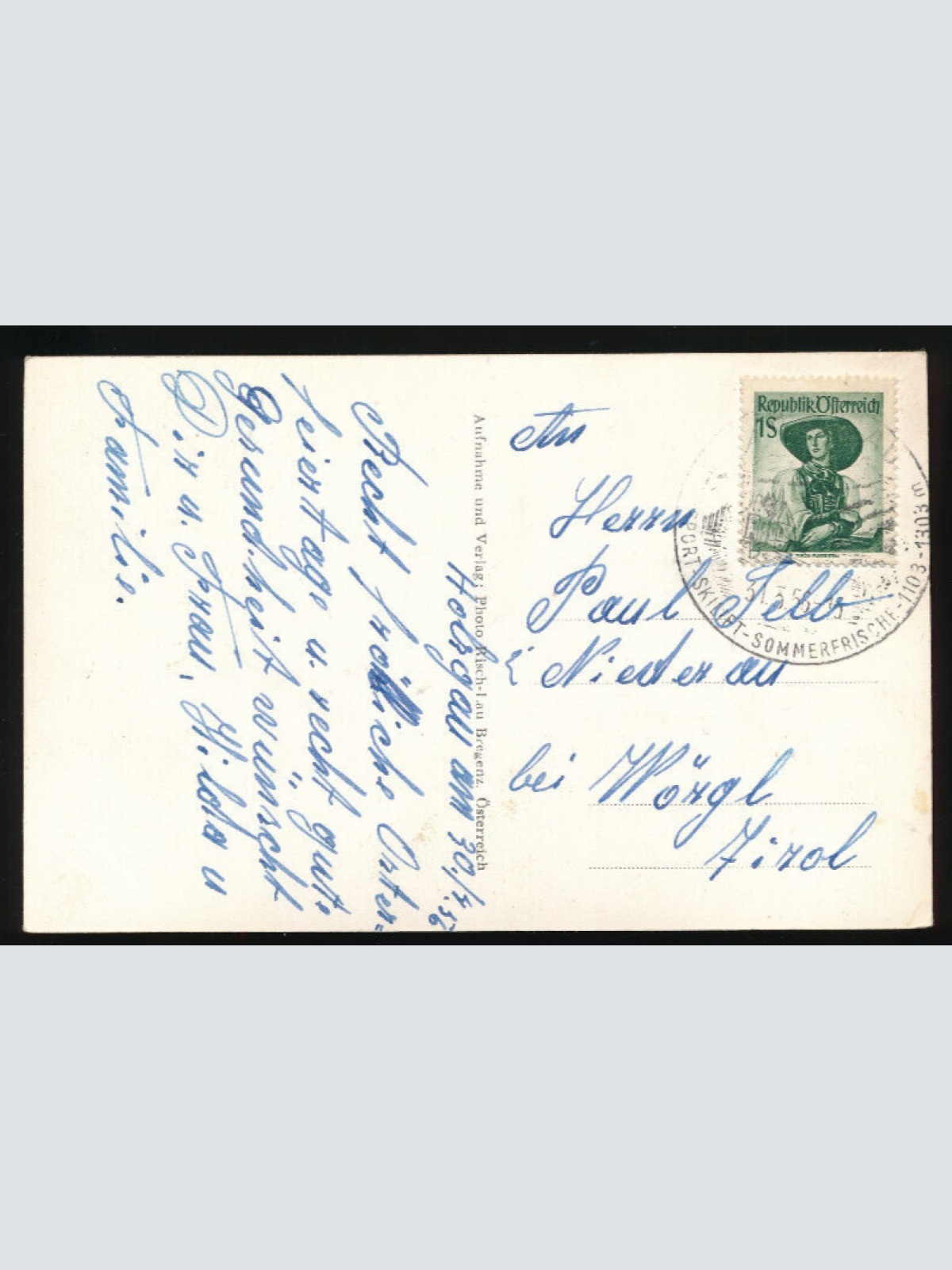 AK aus Holzgau in Tirol (2351)