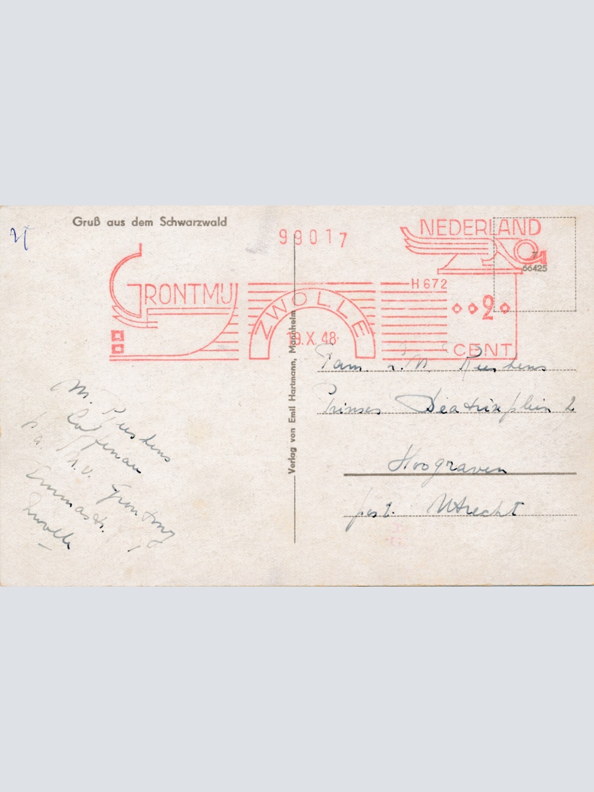 AK, Geschnitzte originelle Wegweiser, Baden-Württemberg (S99)