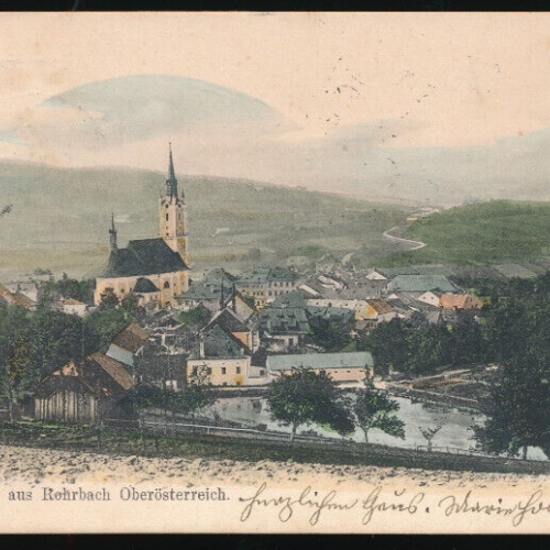 AK gruss aus Rohrbach Oberösterreich (1688)