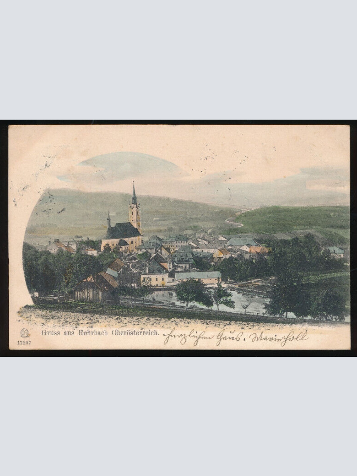 AK gruss aus Rohrbach Oberösterreich (1688)