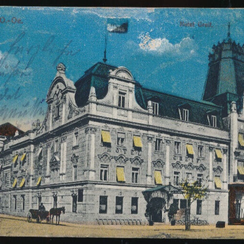 AK aus Wels mit Hotel Greif Oberösterreich (1648)