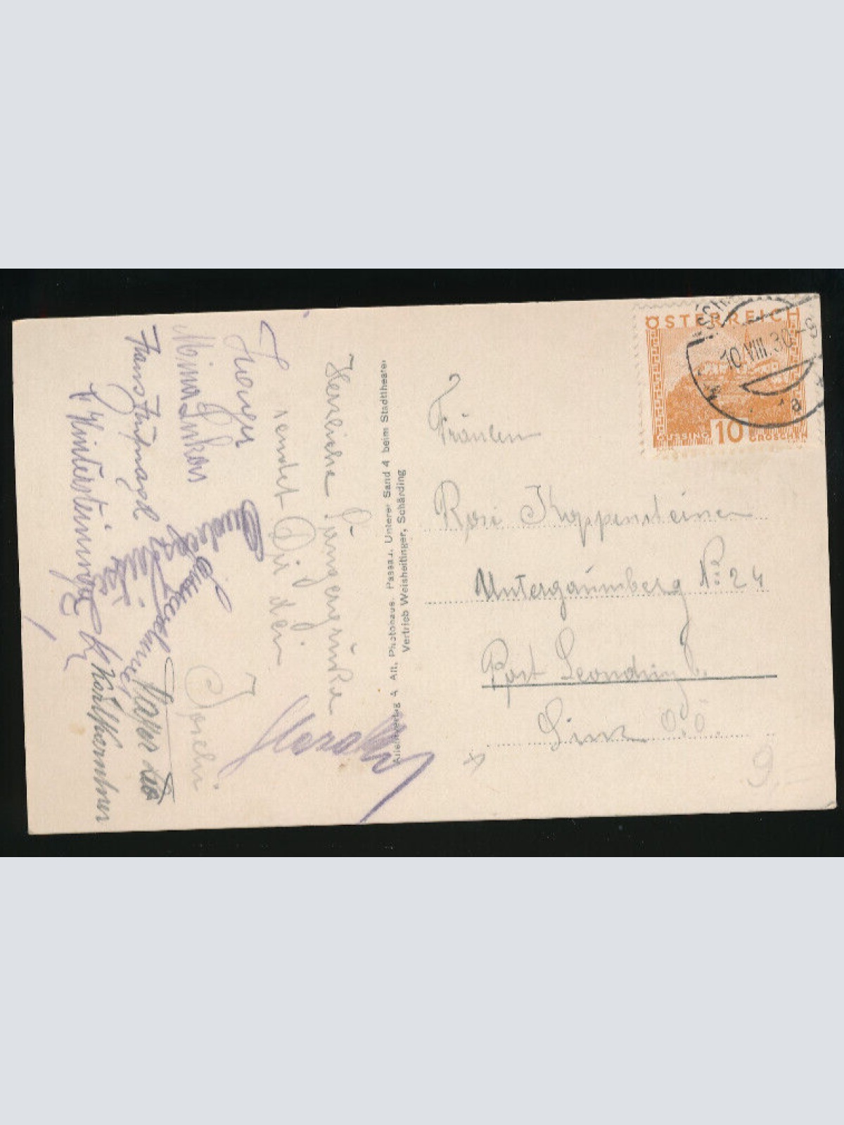 AK aus Schärding am Inn Oberösterreich (2240)