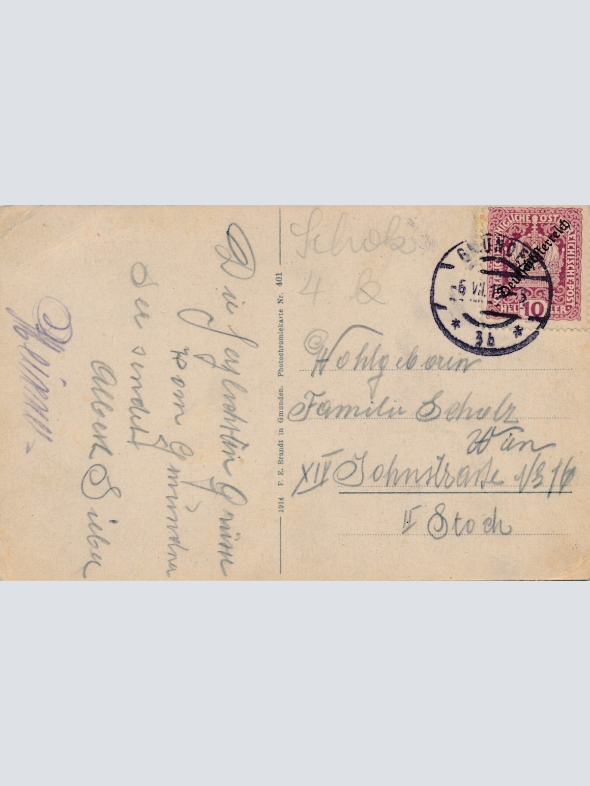 AK, Salzkammergut, Gmunden, Gasthof zur kleinen Ramsau, Oberösterreich (S26)