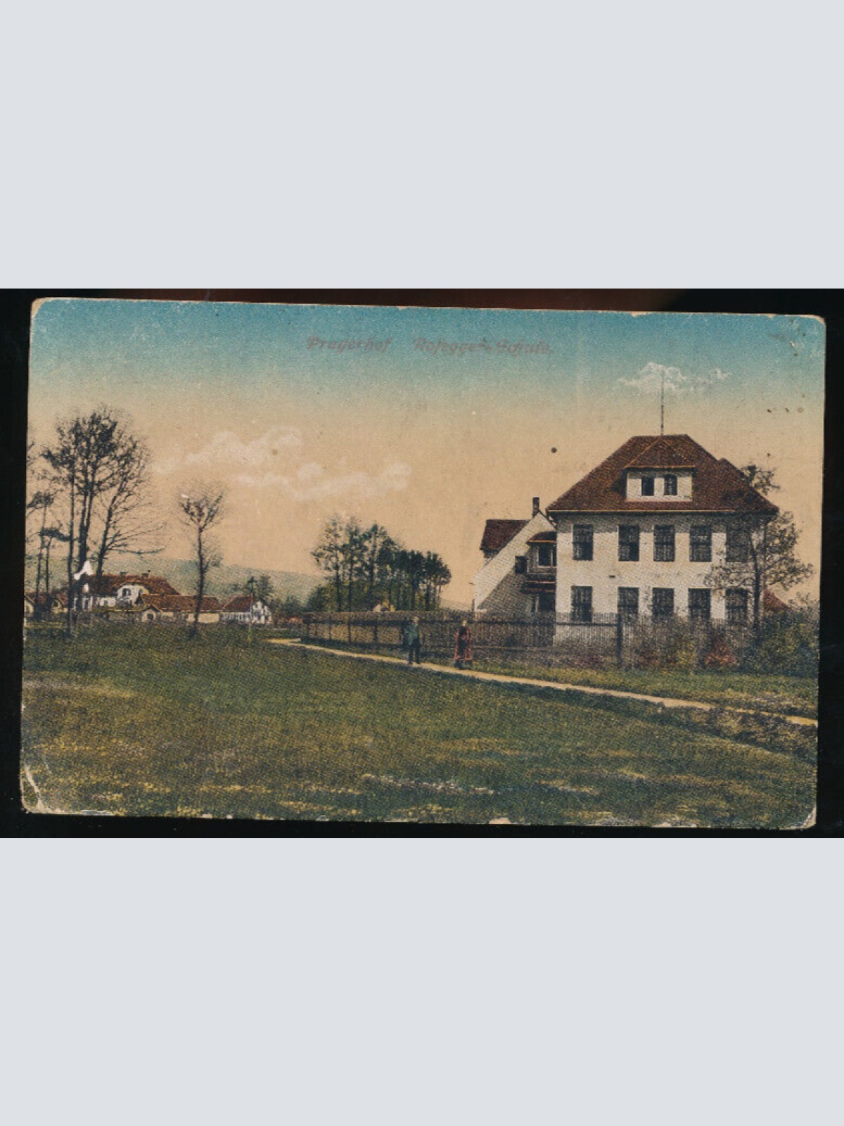 AK aus Pragerhof Roseggers Schule Slowenien (1750)