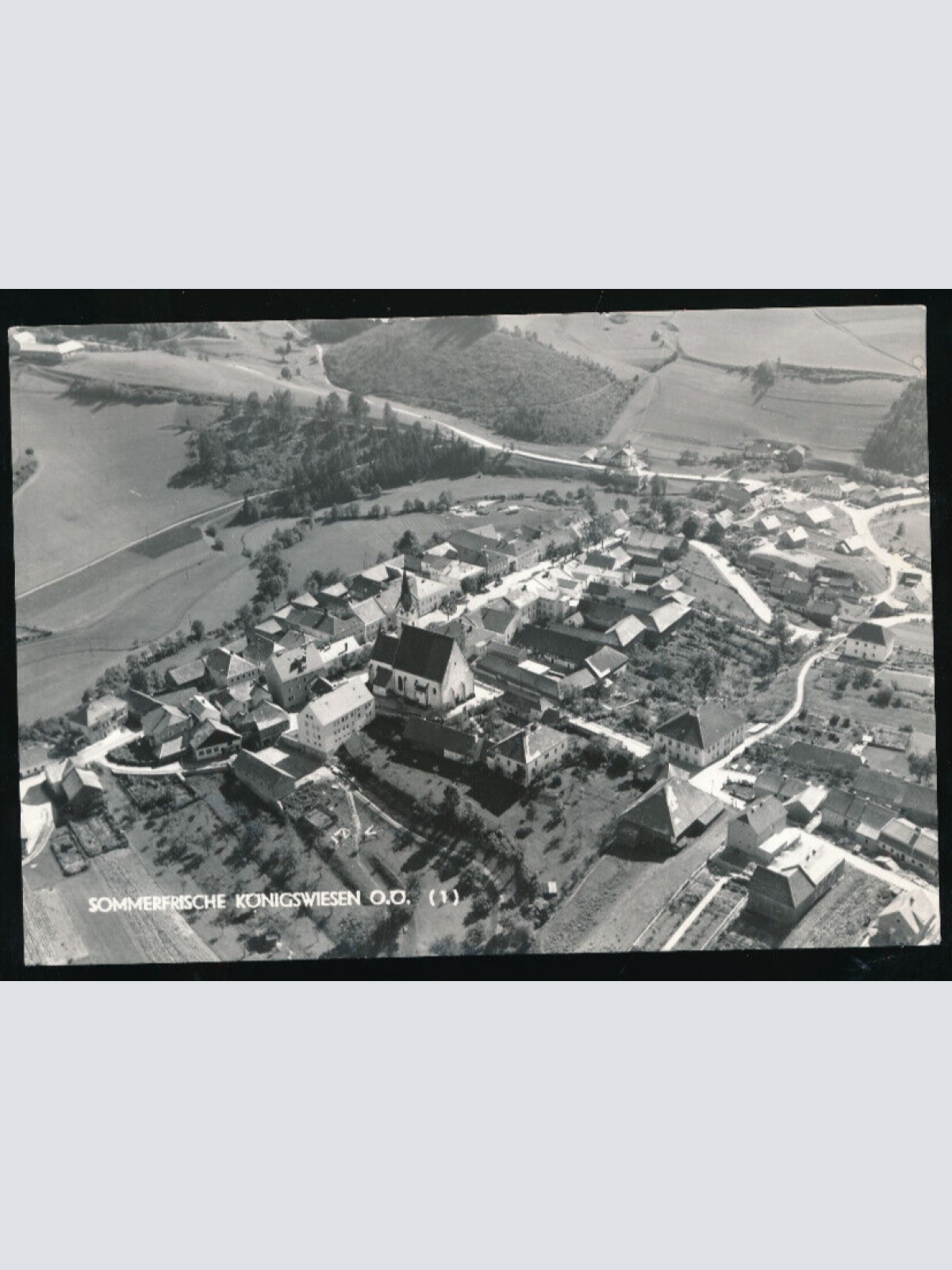 AK aus Königswiesen Fliegeraufnahme Oberösterreich (1772)