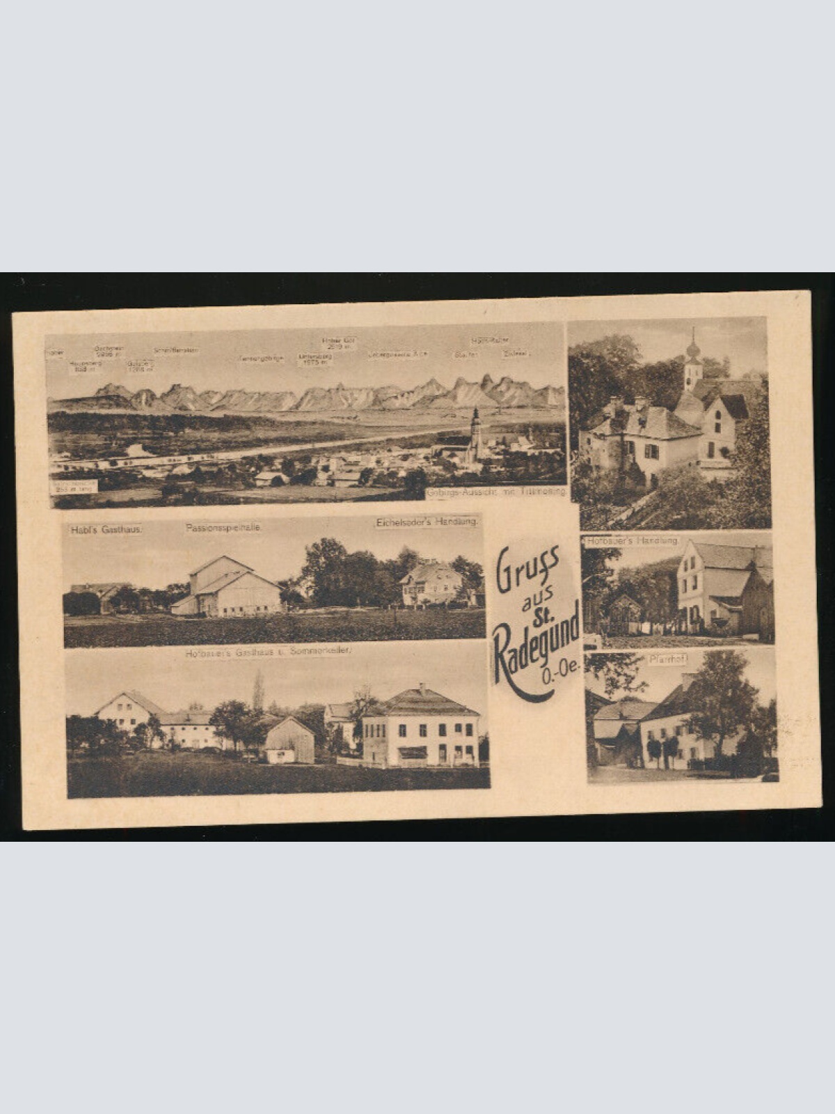 AK gruss aus St.Radegund Mehrbildkarte Oberösterreich (2281)