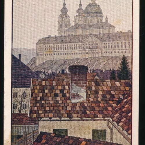 Kunst-Karte aus Melk an der Donau Niederösterreich (2266)