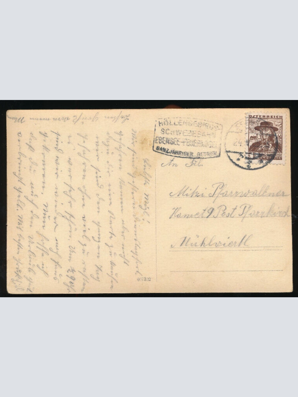 AK aus Traunkirchen Pfarrhof Oberösterreich (2533)