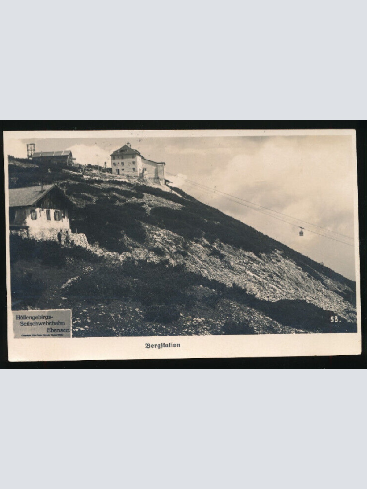 AK aus Ebensee Bergstation Oberösterreich (2516)