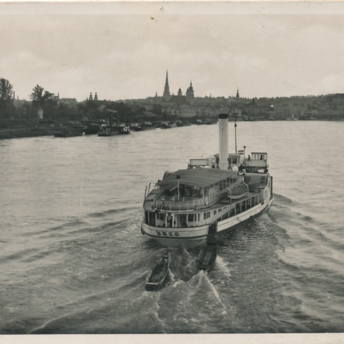 AK, Linz an der Donau, Dampfer, Oberösterreich (S143)