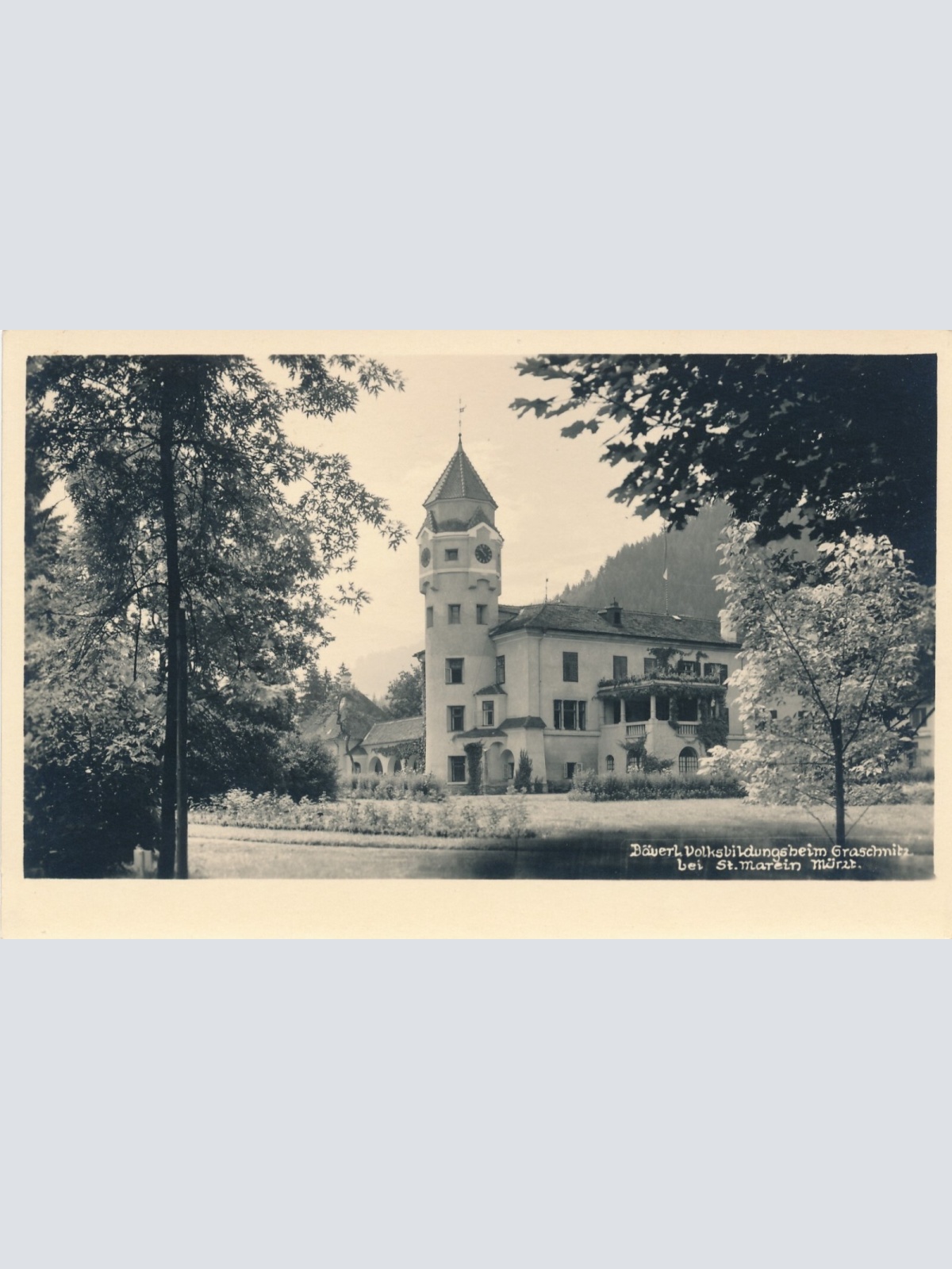 AK, Bäuerl. Volksbildungsheim Graschnitz bei St. Marein, Steiermark (S160)