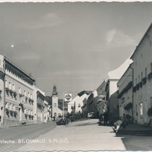 AK, Sommerfrische St. Oswald b. Fr. Oberösterreich (S174)