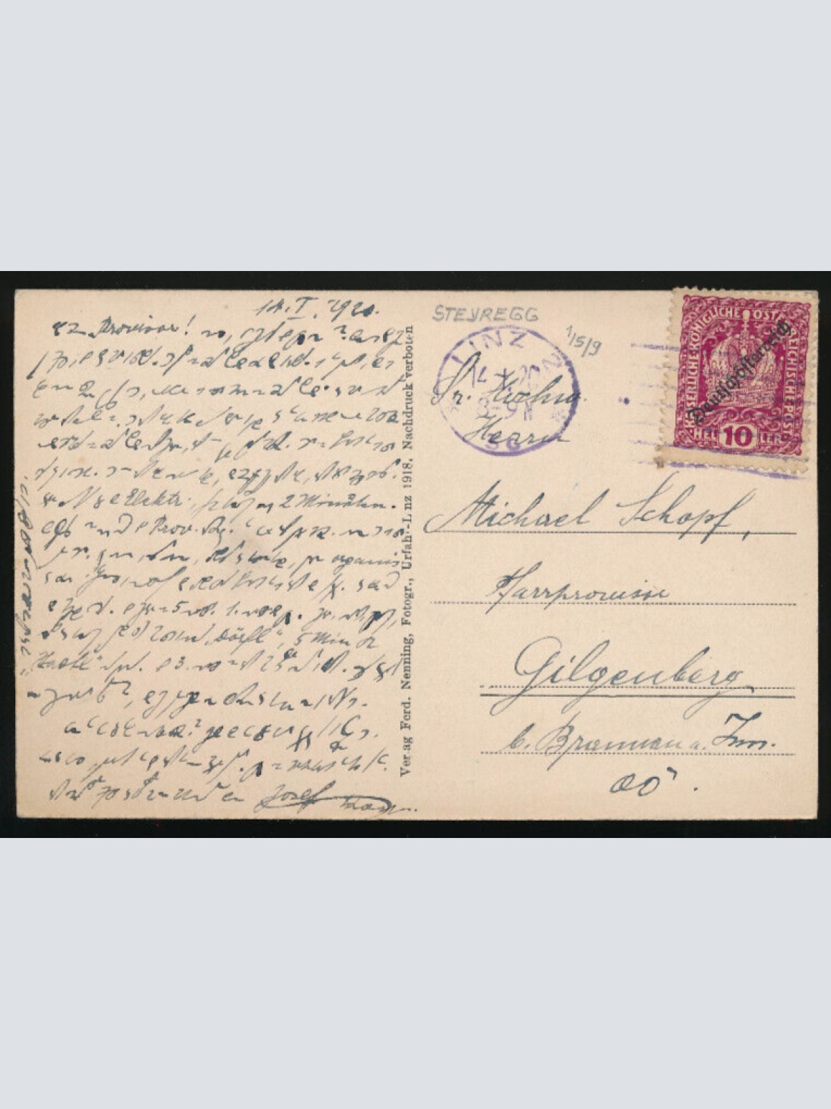 AK aus Steyregg Oberösterreich (2518)