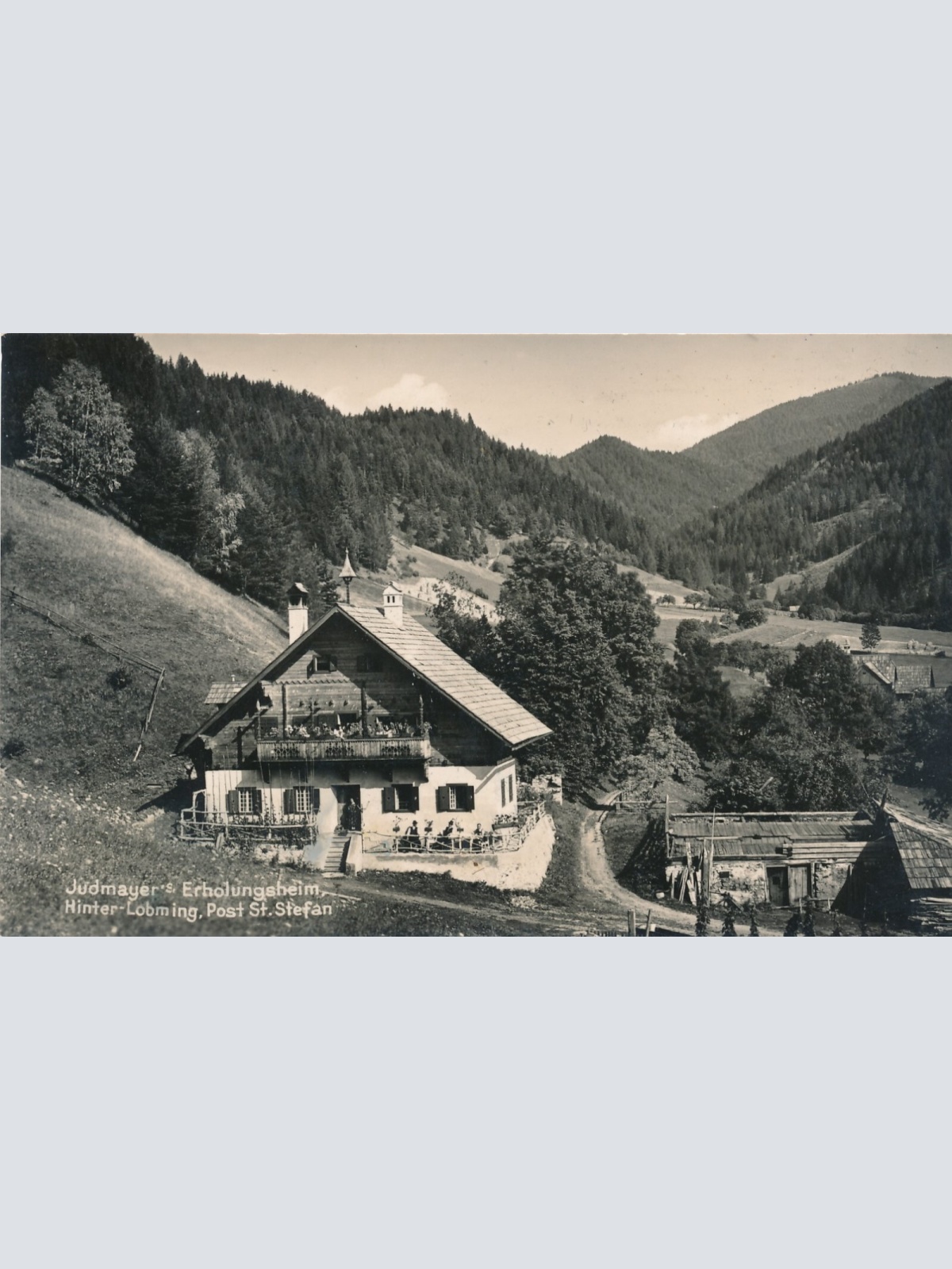 AK, Judmayer's Erholungsheim, Hinter Lobming, Post St. Stefan, Steiermark (S161)