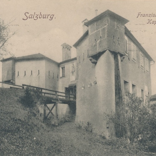 AK, Salzburg, Franzisky-Schlössl am Kapuzinerberg (S163)