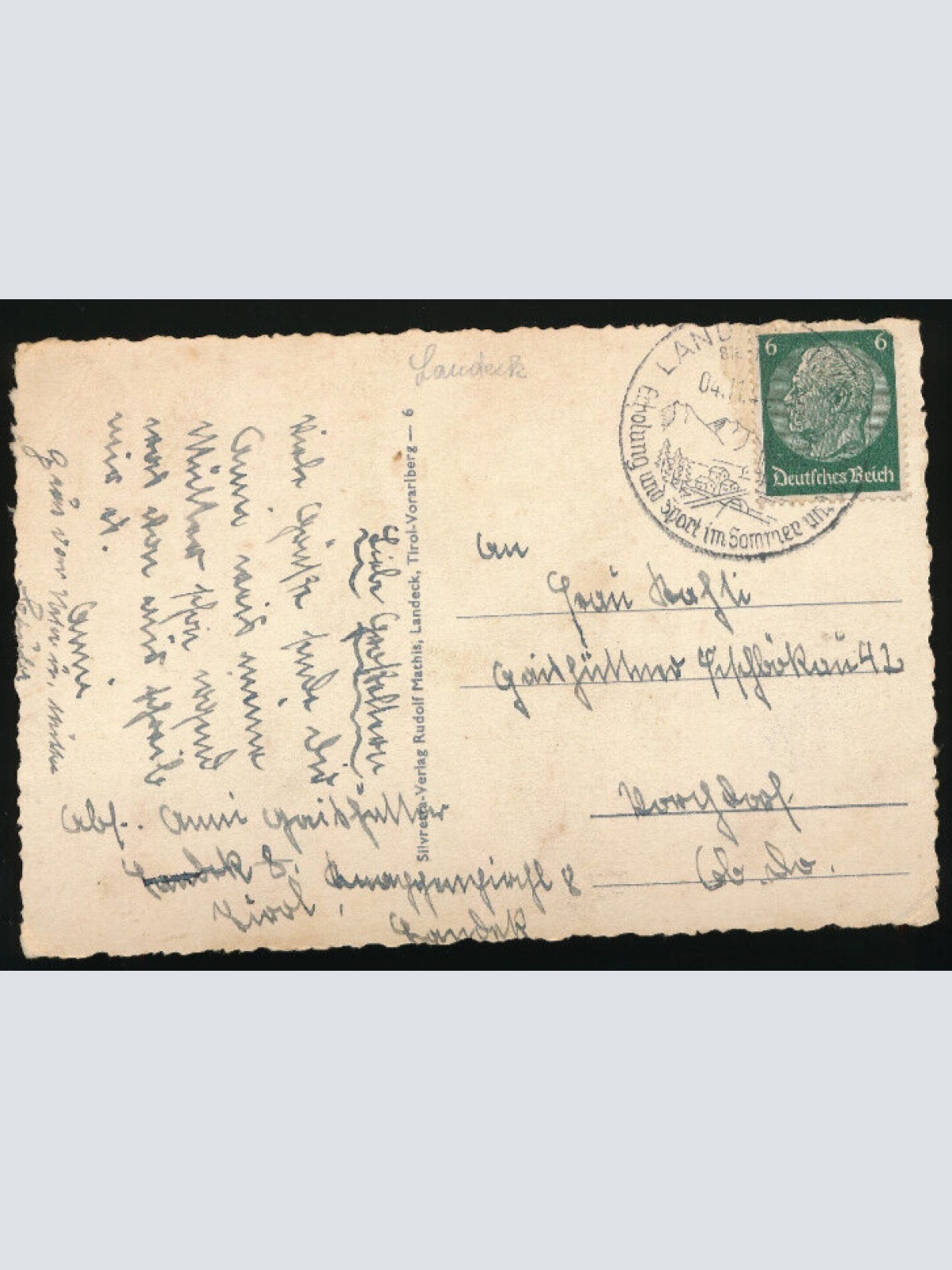 AK aus Laudeck mit Gasthof Müller Salzburg (2230)