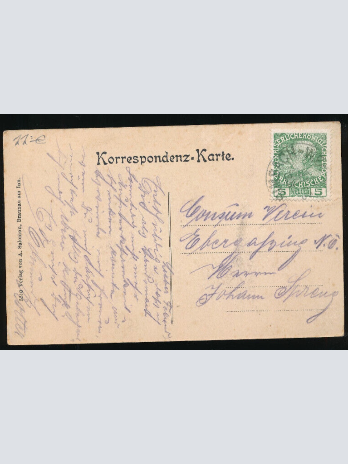 AK aus Braunau am Inn Oberösterreich (1748)