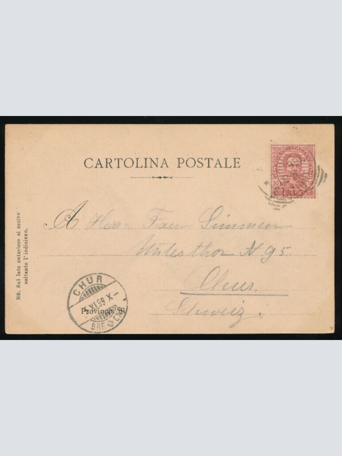 AK aus Milano - Mailand mit Bahnhof und Hotel Grande Italien (2152)