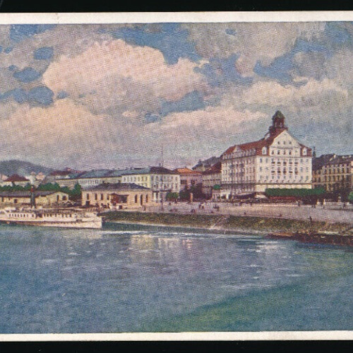 AK aus Linz an der Donau Landungsplatz Oberösterreich (2782)