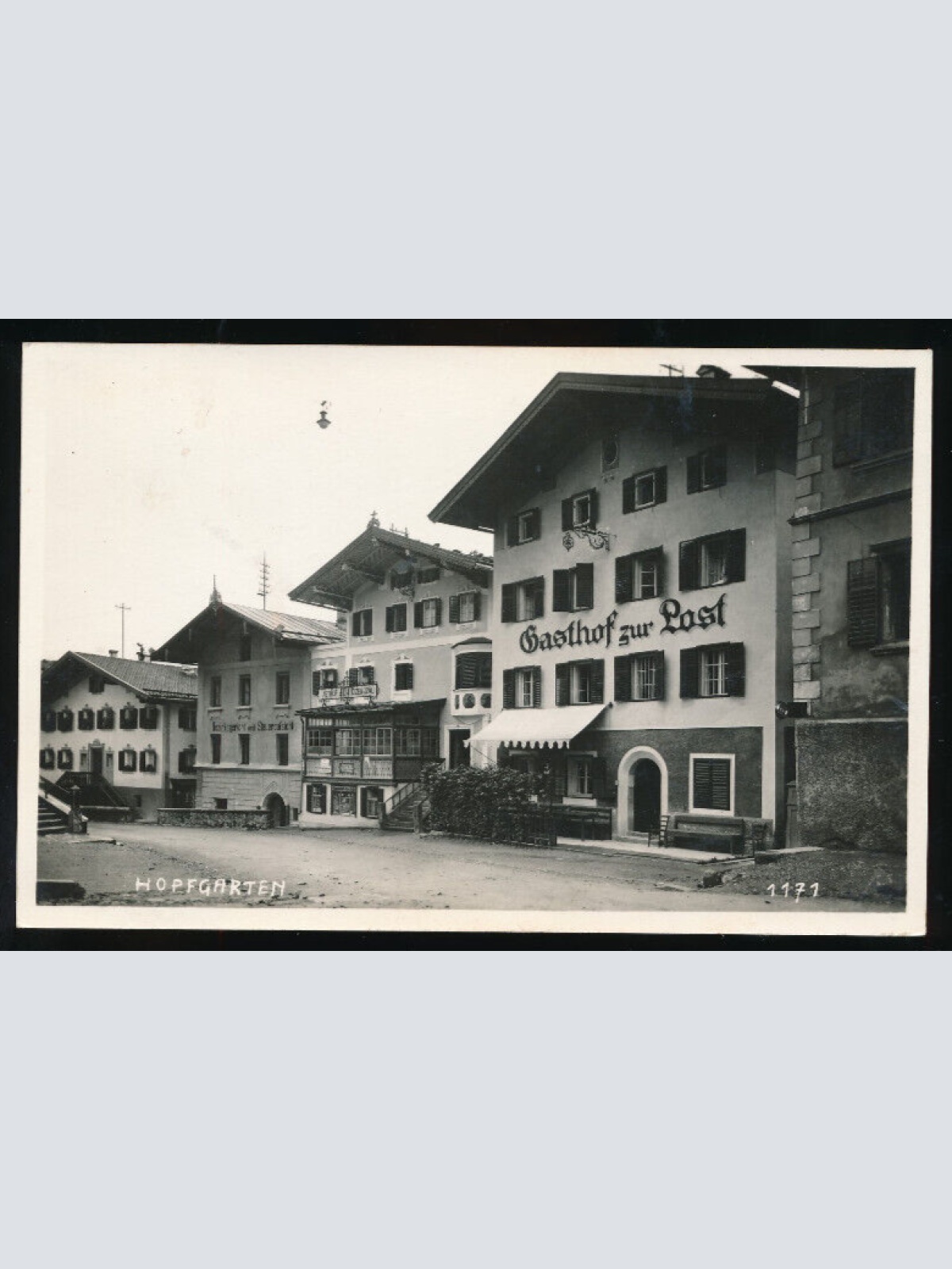 AK aus Hopfgarten Gasthof zur Post Tirol (2237)