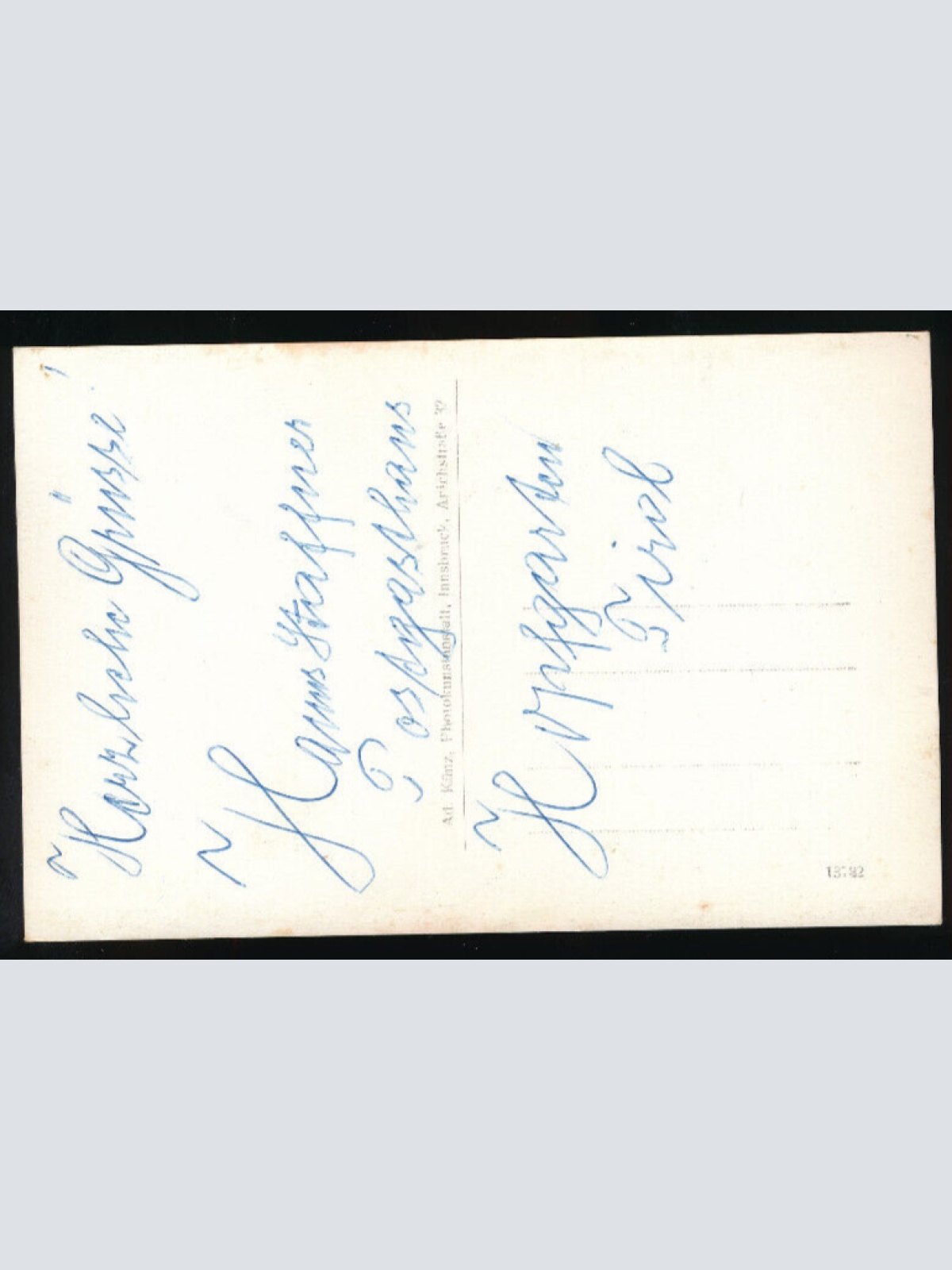 AK aus Hopfgarten Gasthof zur Post Tirol (2237)