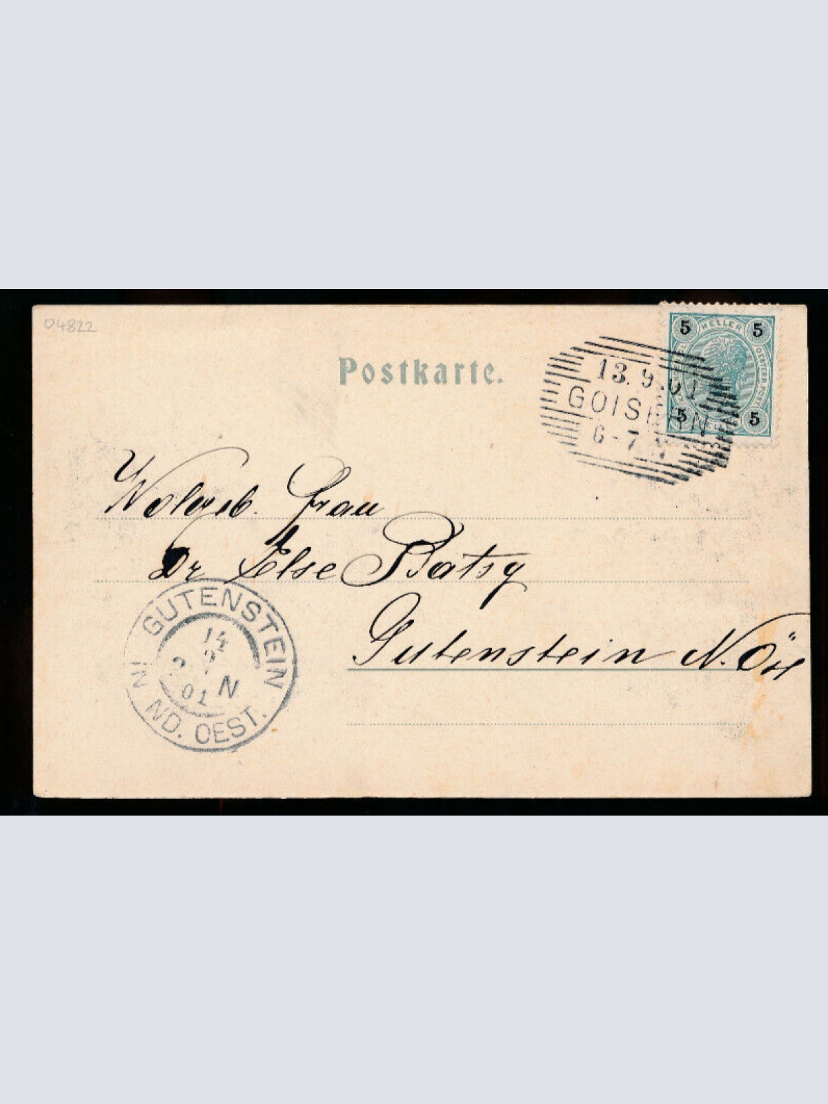 AK aus Goisern K.K. Jod - Schwefel - Bade Oberösterreich (2131)