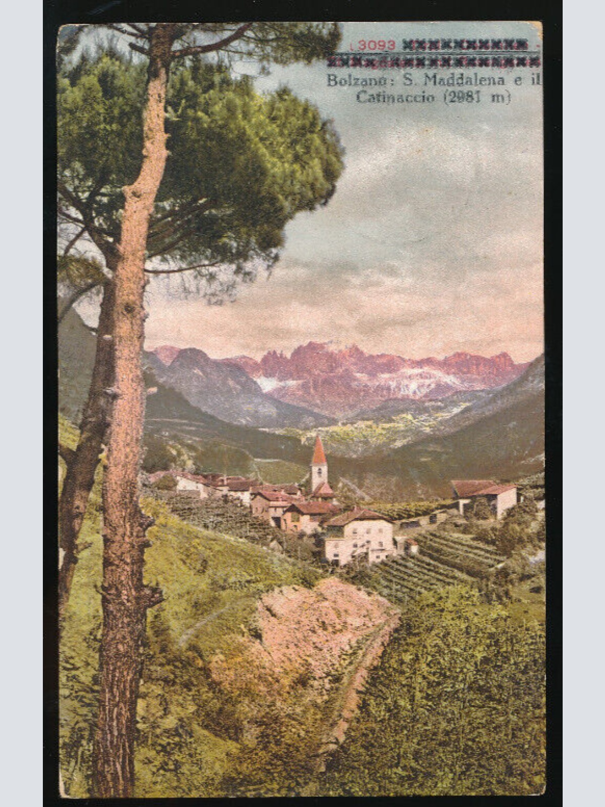 AK aus Bozen - Bolzano S.Maddalena e il Catinaccio Italien (2119)