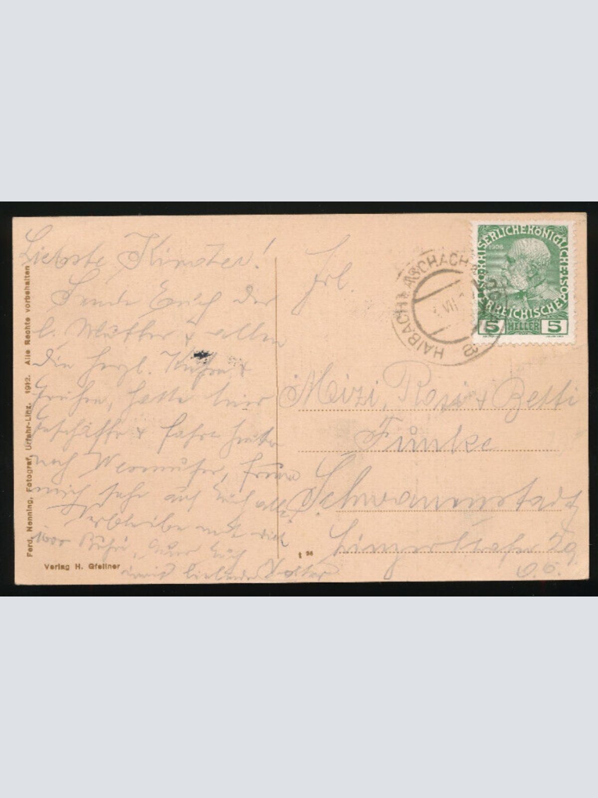 AK aus Haibach bei Aschach an der Donau Oberösterreich (2714)