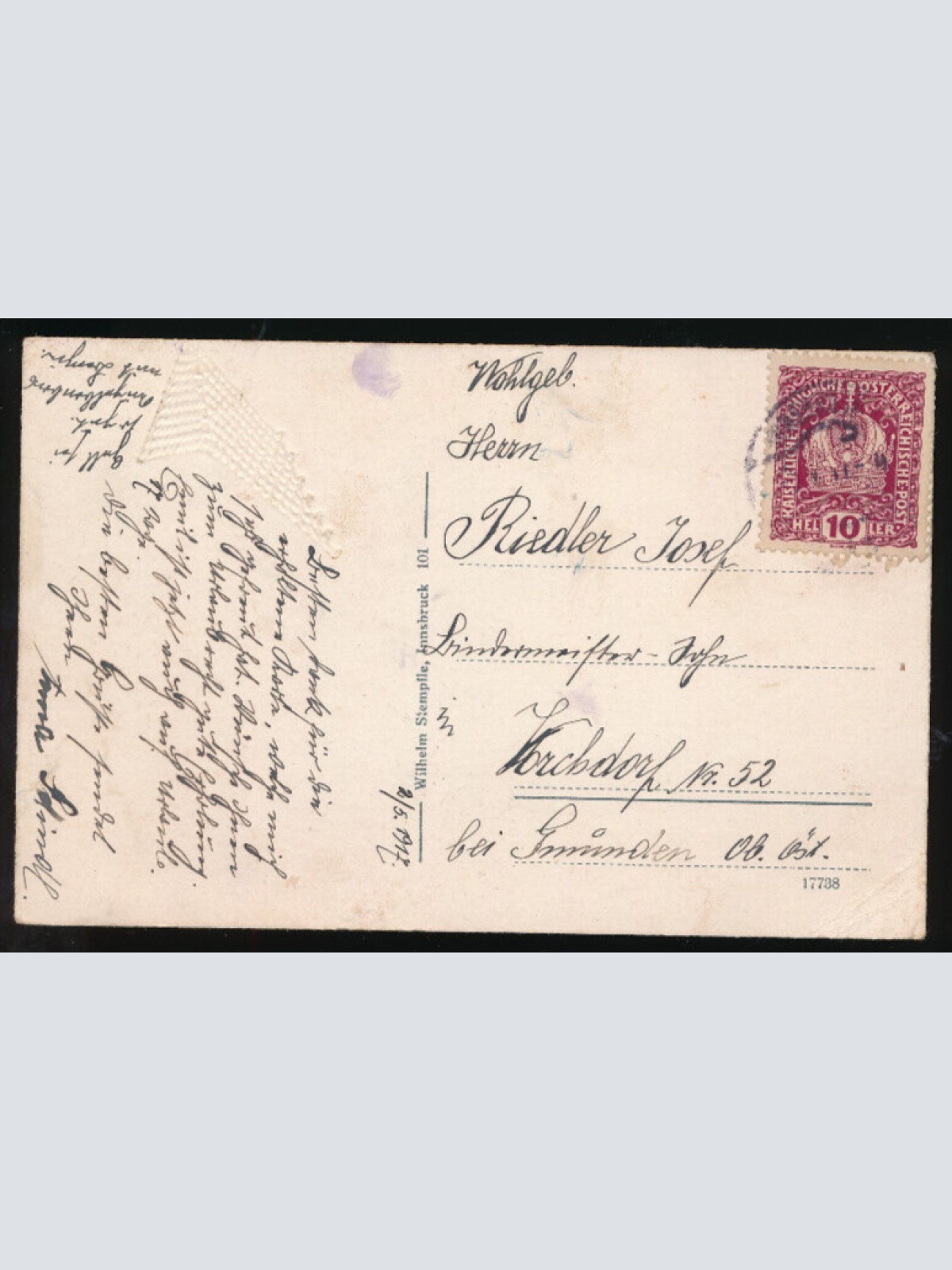 AK aus Innsbruck Herzog Friedrichstraße Tirol (2116)