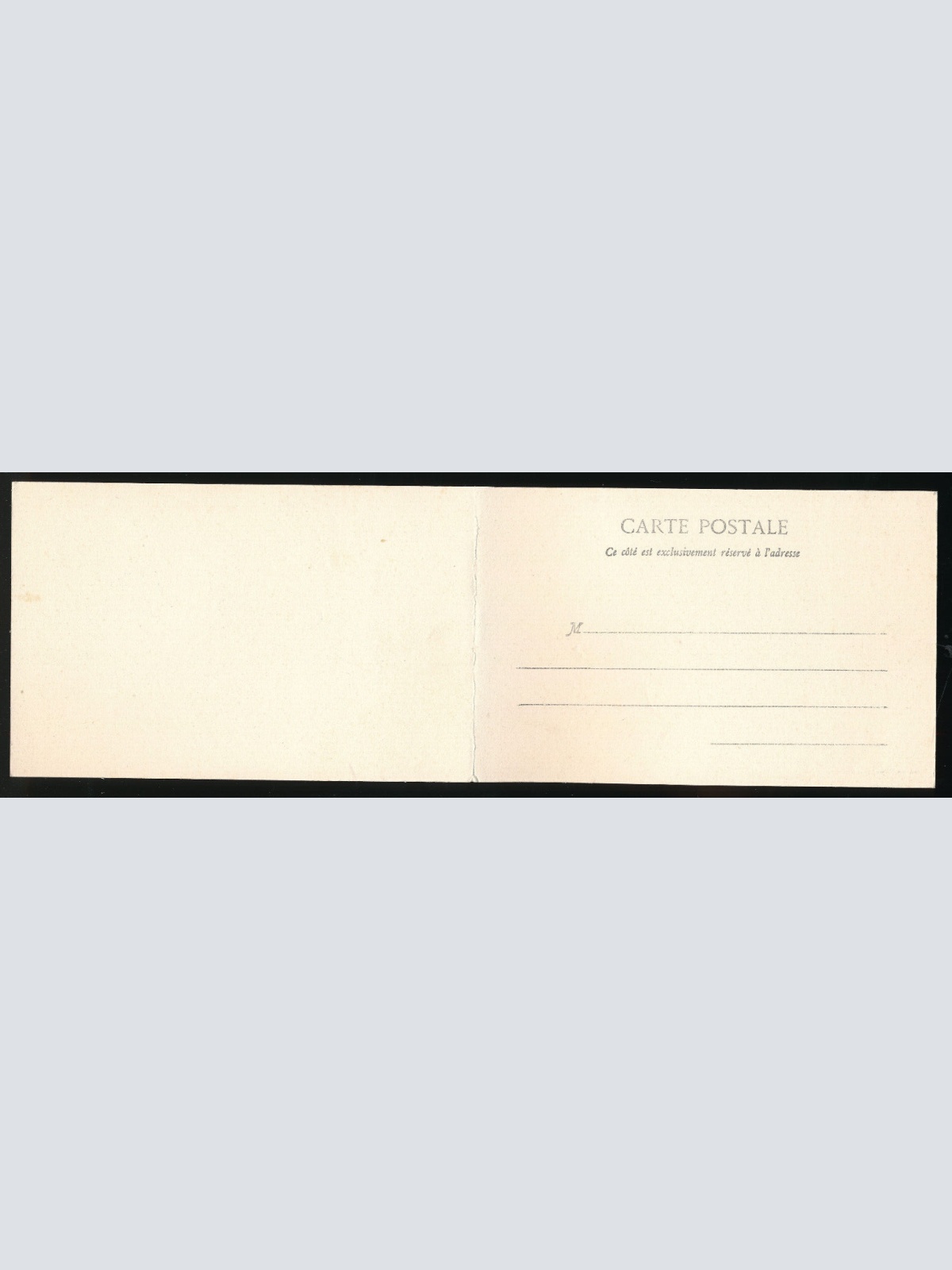 Doppel - Karte aus Menton Vue prise du Pont St-Louis Frankreich (2736)