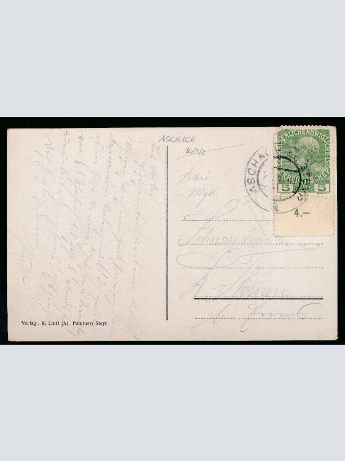 AK aus Aschach an der Steyr Oberösterreich (2171)