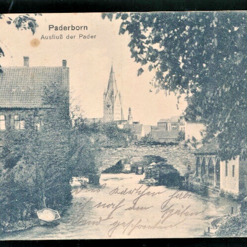 AK aus Paderborn ausfluß der Pader Nordrhein-Westfalen (2742)