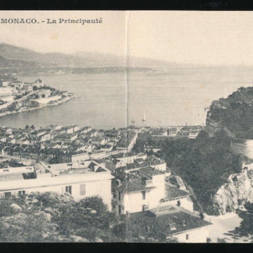 Doppel - Karte aus Monaco La Principaute Monaco (2735)