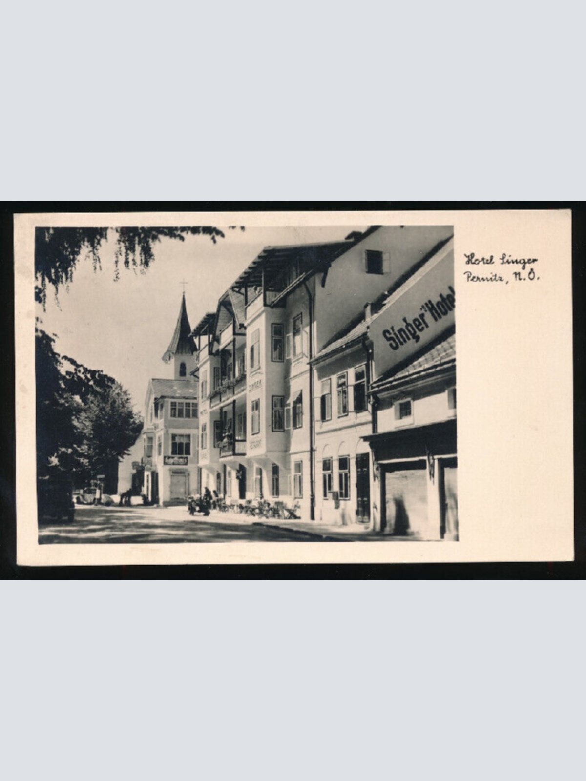 AK aus Pernitz mit Hotel Singer Niedrösterreich  (2946)