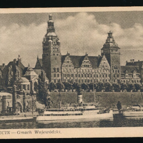 AK aus Szczecin Gmach Wojewodzki Polen (3038)