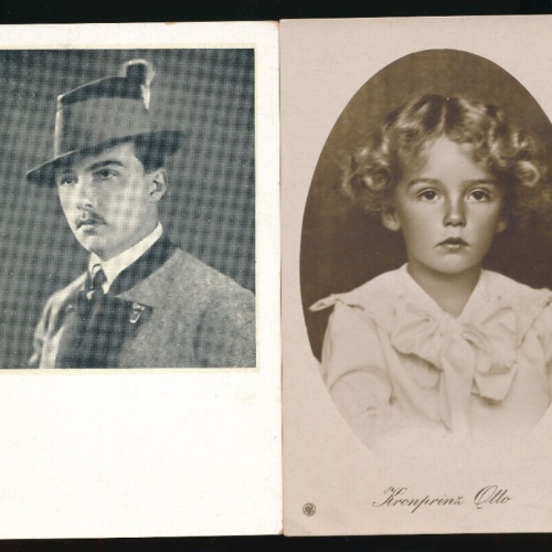 2 Karten vom Otoo von Habsburg (P2869)