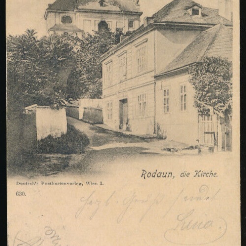 AK aus Rodaun die Kirche Niedrösterreich  (2944)