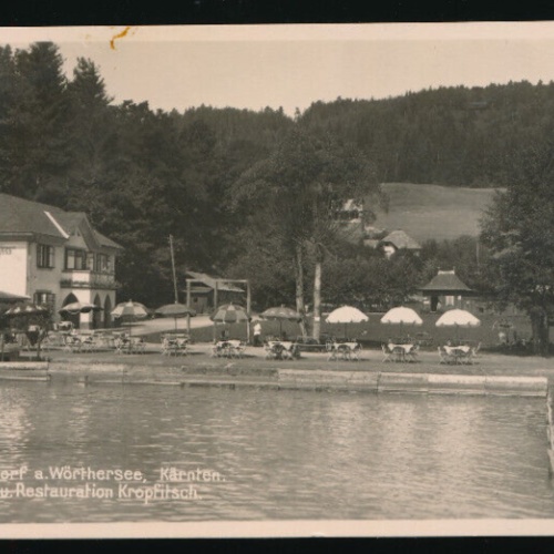 AK aus Krumpendorf am Wörthersee mit Strandbad Kärnten  (2941)