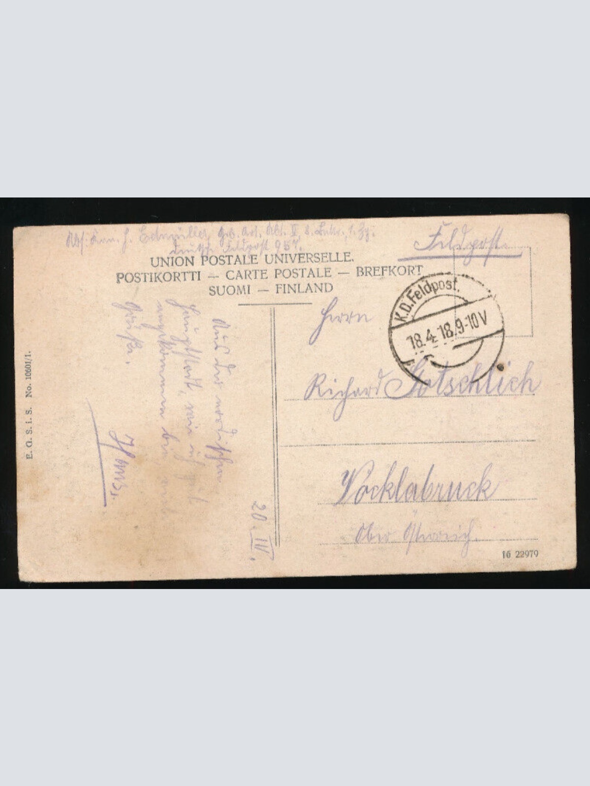 AK aus Helsingfors - Helsinki Schweden (2916)