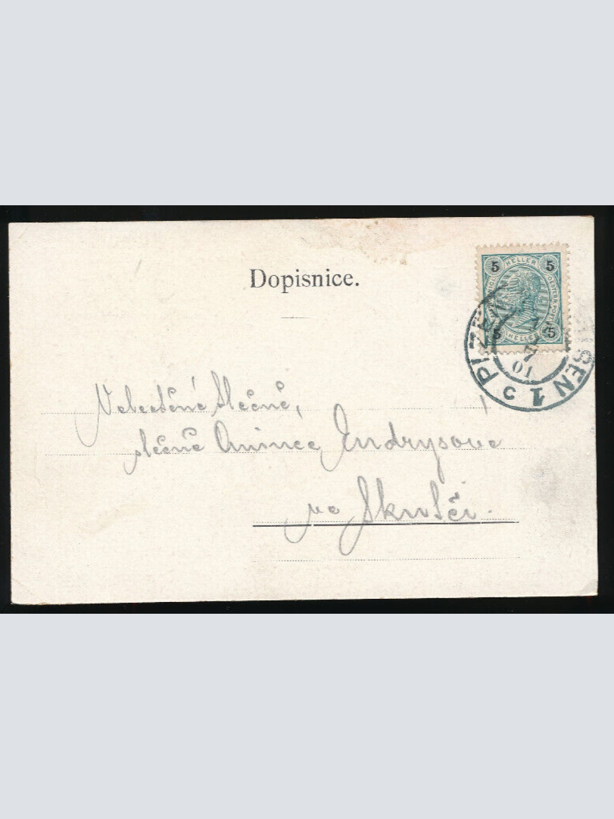 AK aus Pozdrav z. Plzue Tschechoslowakei (3043)