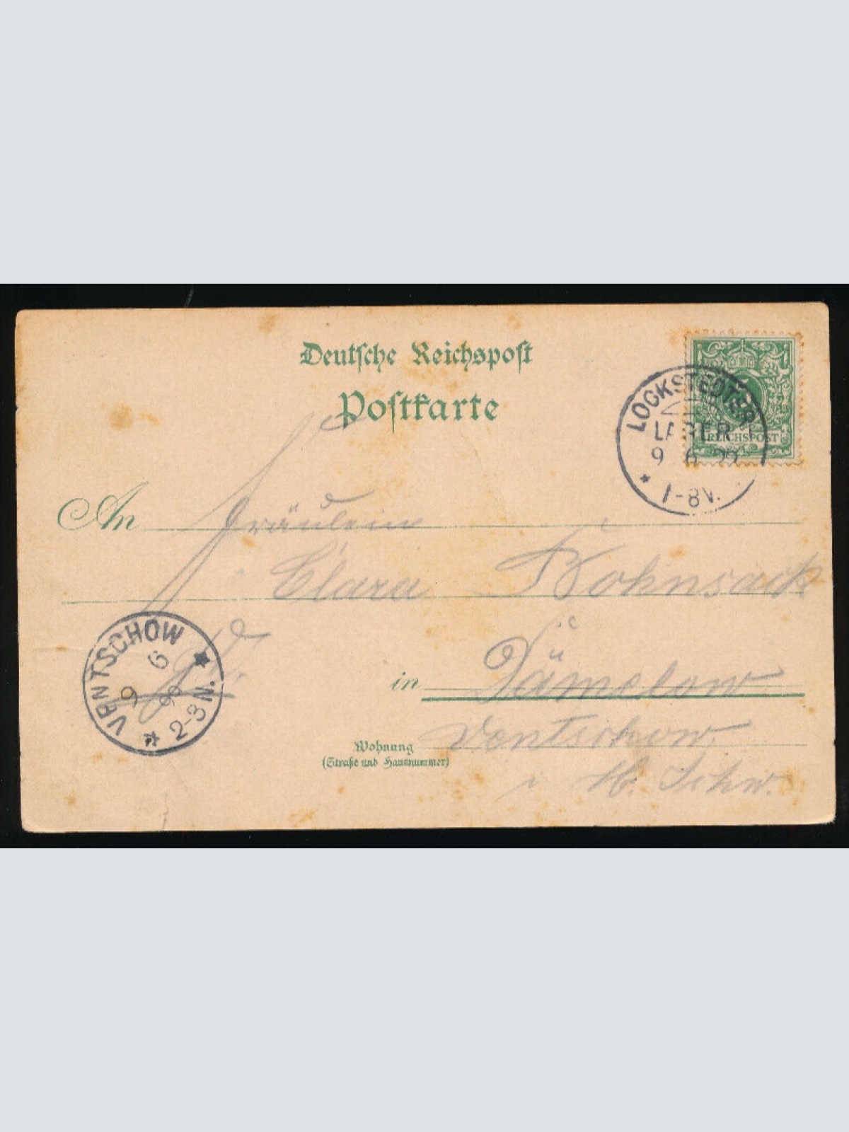 Litho-Karte gruss aus dem Lockstedter Lager Schleswig - Holstein (2886)