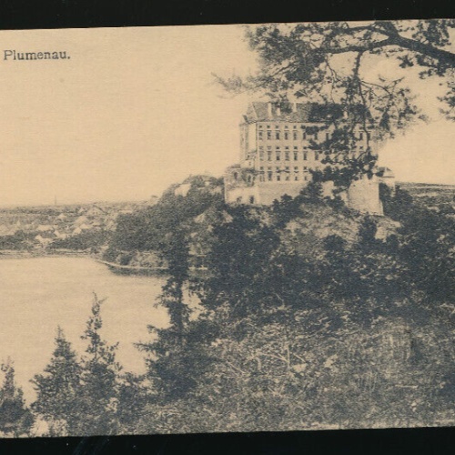 AK gruss aus Plumenau Tschechoslowakei (3248)